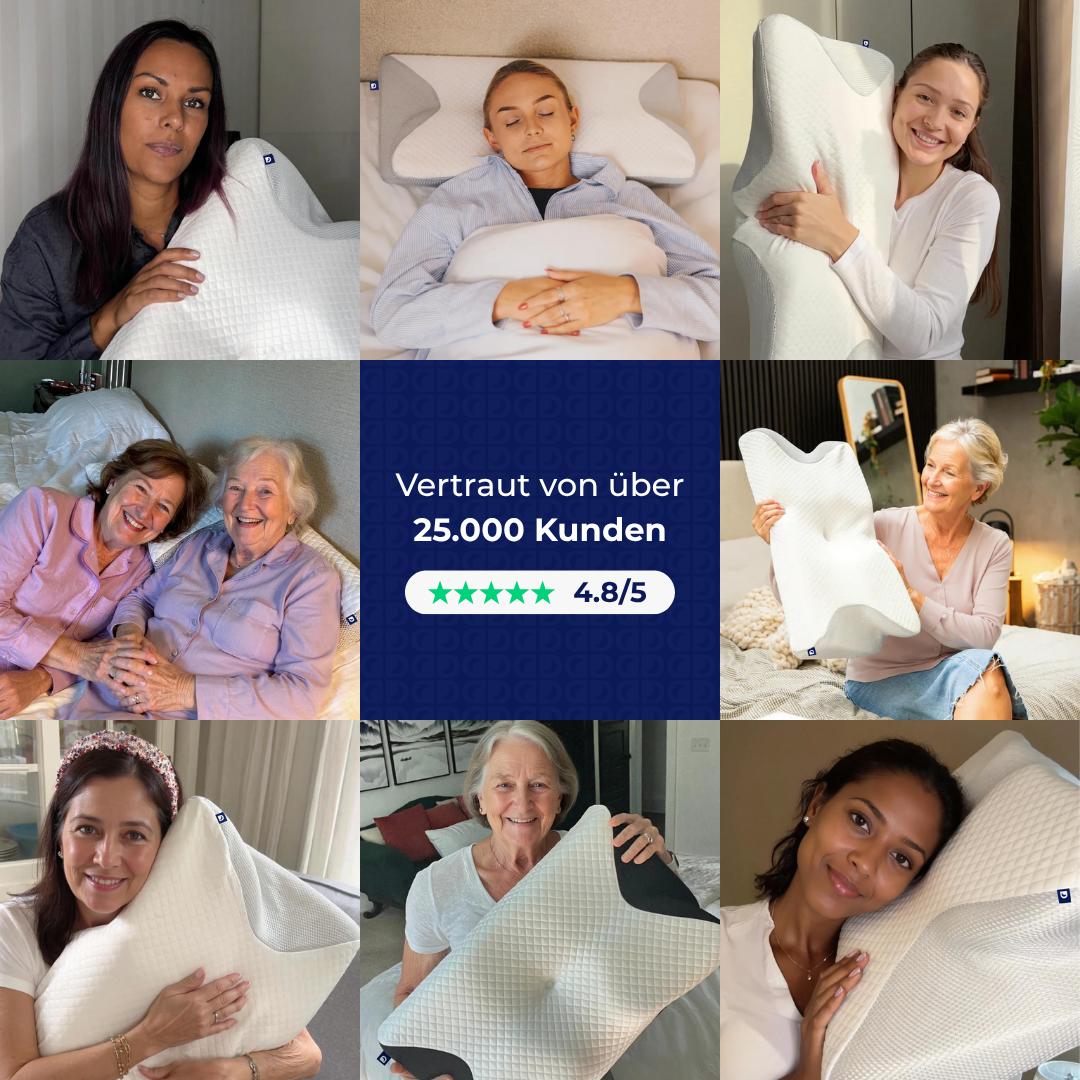 Das Original DreamSleepz Kissen – Schluss mit morgendlichen Schmerzen