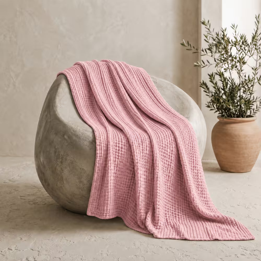 Die Musselin Decke – 100% Musselin Baumwolle (1+1 GRATIS)