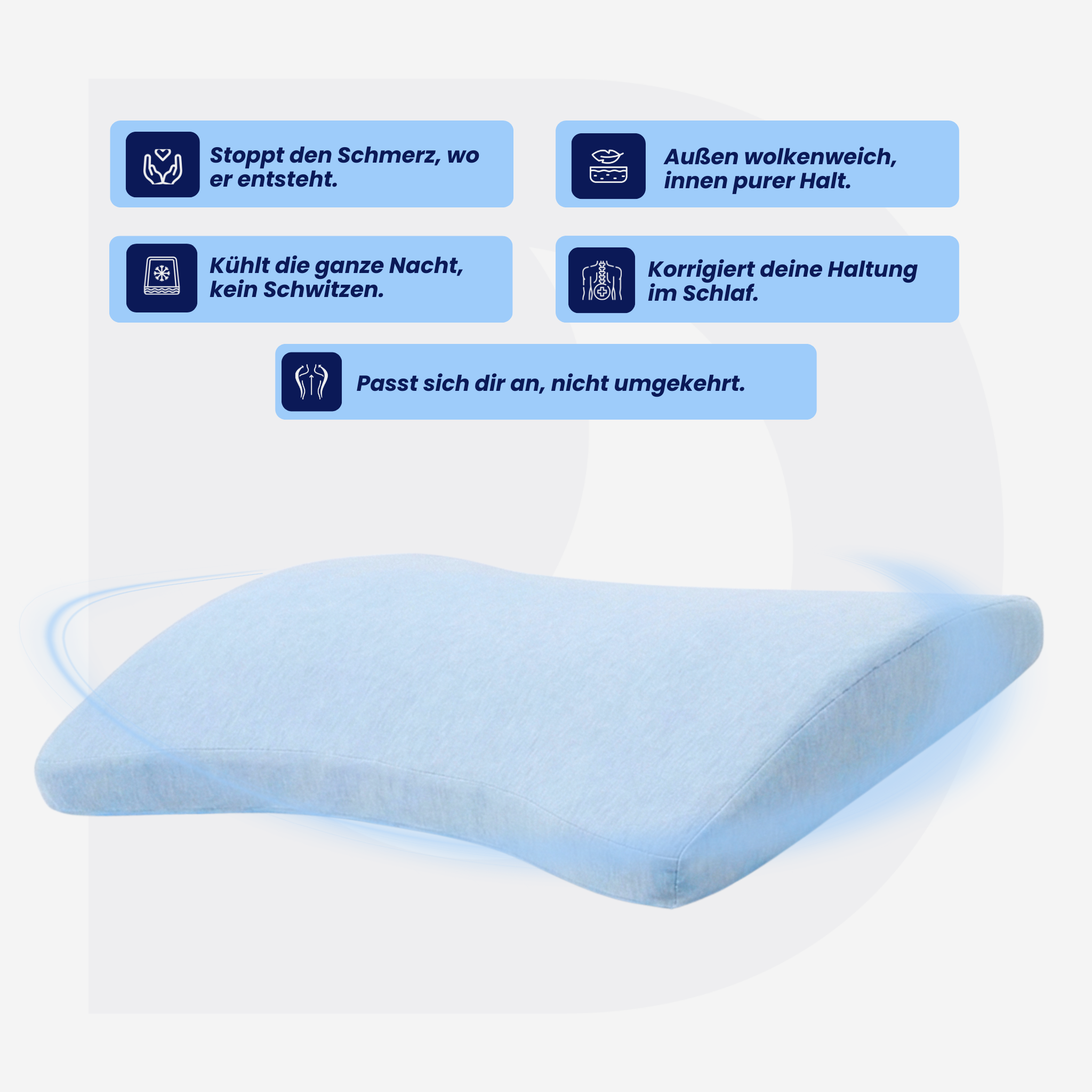 Das DreamSleepz Rückenstützkissen – Schluss mit Rückenschmerzen und nächtlicher Anspannung